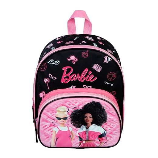 Undercover - Mochila infantil Barbie - con bolsillo frontal - para jardín de infancia, tiempo libre y viajes - resistente y práctica - para niños a partir de 4 años