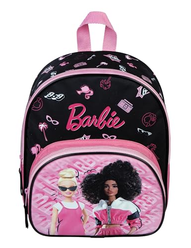 Undercover - Zaino per bambini Barbie - con tasca frontale - per la scuola materna, il tempo libero e i viaggi - resistente e pratico - per bambini dai 4 anni in su
