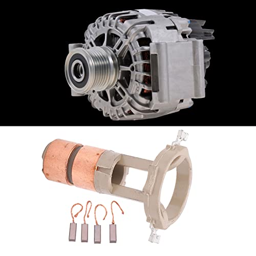 Leapiture Juego de cepillos de alternador, juego de cepillos de anillo deslizante de alternador, Kit de reparación de generador 230090, repuesto para Valeo