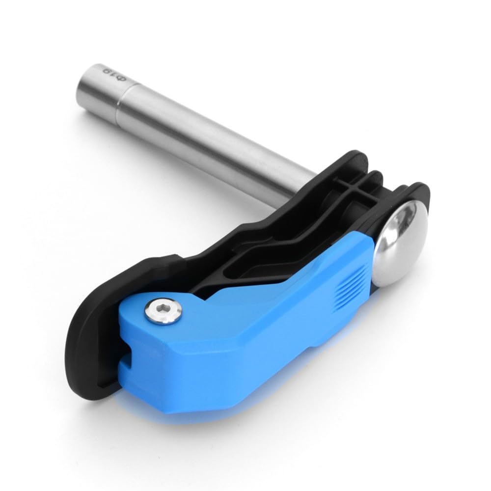 Morsetto a pressione rapida in alluminio, angolo regolabile di tipo F, con strisce diamantate antiscivolo, finitura anodizzata resistente alla ruggine, per tavole da 19 mm e 20 mm, blu