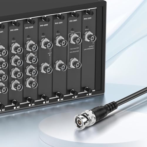 Cable BNC macho a cable desnudo de 75 ohmios para reparar conexiones y terminales de cámaras CCTV 6