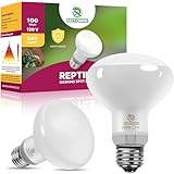 REPTI HOME バスキングライト 防爆コーティング 爬虫類 サングロー 100W 2個 爬虫類 ライト 紫外線ライト 爬虫類 日光模擬 UVA＆昼用集光型スポットランプ 爬虫類 保温電球 ヒゲドラゴン、トカゲ、亀等用