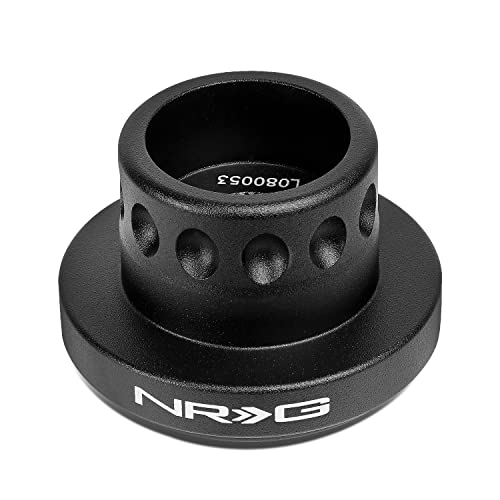 NRG Innovations SRK-RL190H-BK Steering Wheel Short Hub Adapter Compatible with 86-91 CRX Civic / 86-90,Black