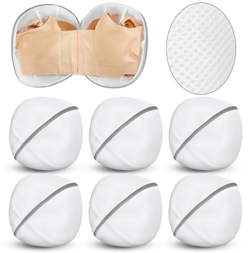 Shappy 6 Pcs Bra Washing Bag for Laundry Storage Women 11.81 Inch Gray