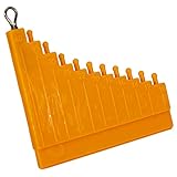 Kripyery Angelspulen, Angelwindbrett, Aufbewahrung Angelausrüstung Angelschnur Board Spule, Angelschnur Zubehör, Rig Winders Halter Angeln zum Halten Angelvorfach Orange