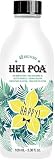 Sin conservantes Hei Poa, Aceite corporal (Monoï Puro de Tahití, Perfume Happy) - 100 ml.