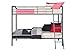 DHP Twin-Over-Twin Bunk Bed with Metal Frame and Ladder, Space-Saving Design, Silver Twin/Twin