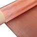 COYOUCO Copper Mesh Screen Copper Mesh 50 x100cm Pure Copper Screen for Dense Filter Screen Mesh Blocker Scrubber Clean DIY Fill Fabric,250 mesh