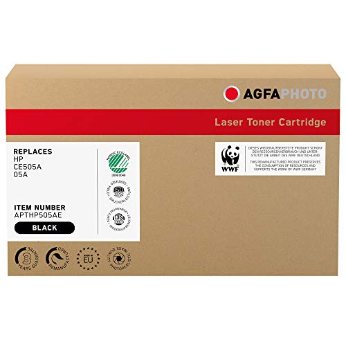 Toner Agfa Photo APTHP505AE noir résout les problèmes de textes flous sur 2300 pages d'écriture