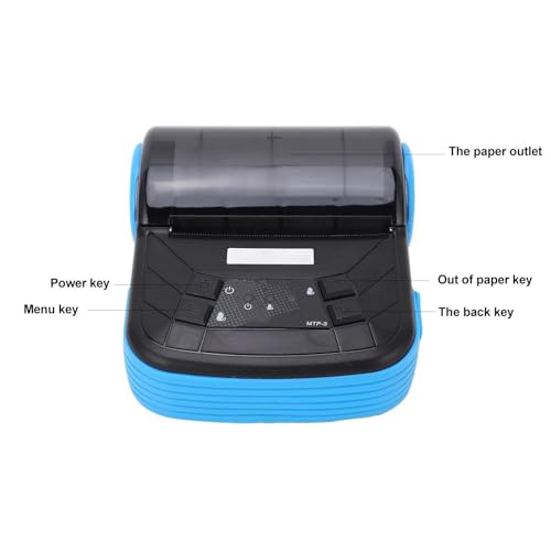 Image of Bluetooth Thermal Label Printer, 4x6 Wireless Mini Receipt Printer for Small Business, Supports iOS, USB, Compatible with Shipping Labels, Barcode, QR Code