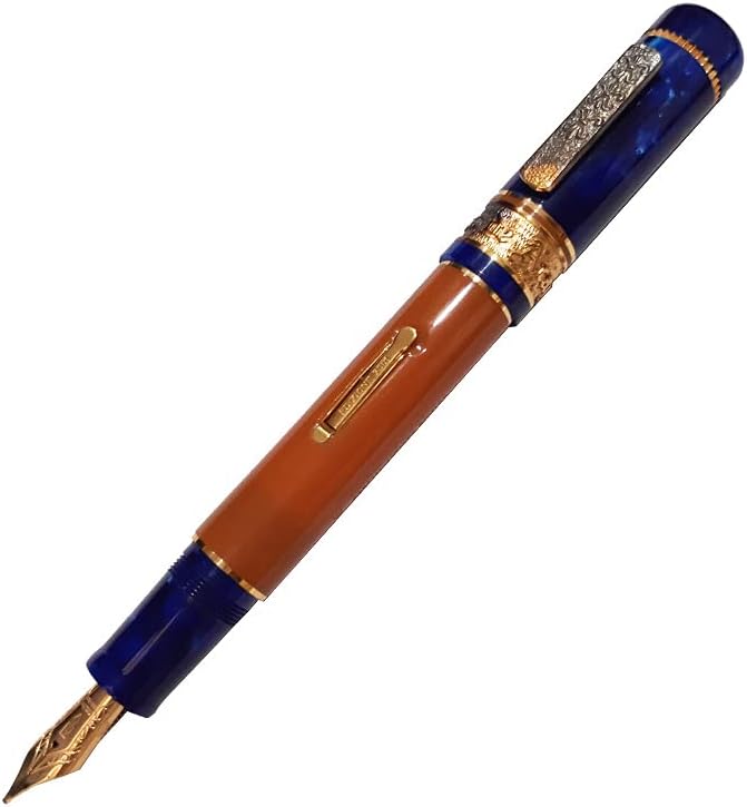 DELTA Corona DE Aragon Special Limited Edition Vermeil Fountain Pen ? Broad Nib