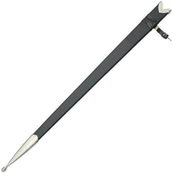 MedievalDepot Anduril Sword of Aragorn Overall 47.5 - Metal Blade with Leather Wrapped Handle, Wall Plaque & Scabbard