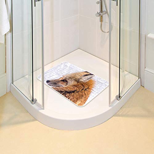 Tapis de bain antidérapant à ventouses et trous d'évacuation Bennigiry