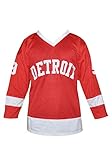 Cameron Frye Hockey Ferris Bueller Jersey Stitch Sewn XS-2XL Halloween Costume Detroit (38) Red