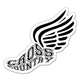 Cross Country Sticker - 5' Laptop Sticker - Waterproof Vinyl for Car, Phone, Water Bottle - Cross Country Decal