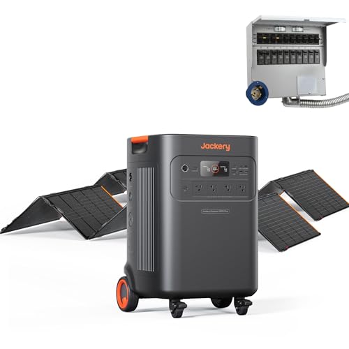 Jackery Solar Generator 5000 Plus with 2 Solar Panels
