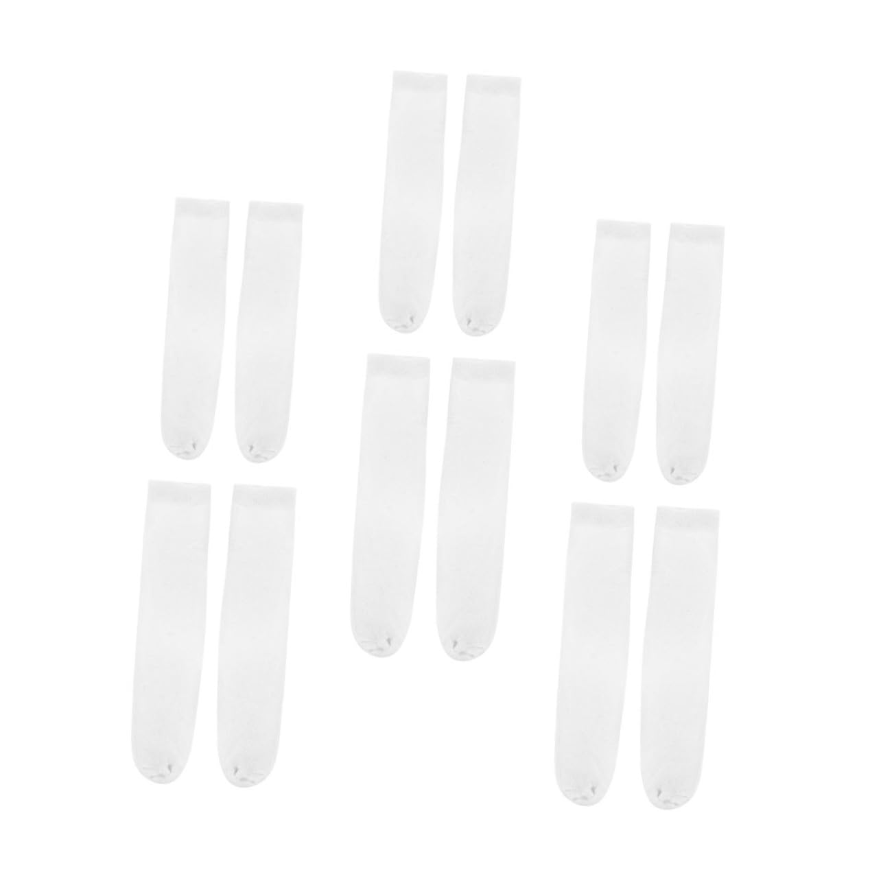 Calcetines imprimibles sublimación Mipcase pack 6 pares de algodón transpirable blanco unisex 8