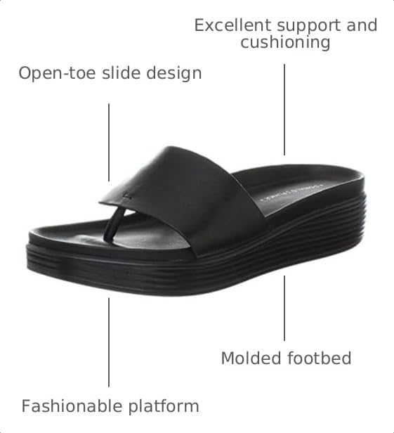 Image of Donald Pliner Women's Fifi Slide Sandals, Women's Summer Sandals, Women's Shoes, Comfortable Open-Toe Casual Flats