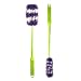 olthing Non-Scratch 15" Long Thick & Thin, Baby Bottle, Mugs, Tumbler, Water Bottle, Stick & Skinny Bottle Brush (2-in-1) (Purple)