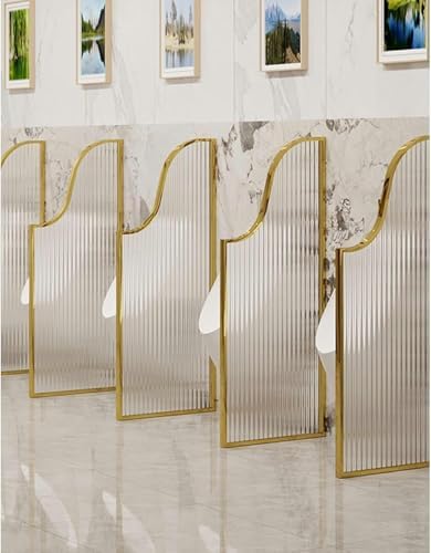 Durable Glass Urinal Divider Men's Restroom Privacy Partition Hotel Bathroom Accessory Public Toilet Comfort Separation Solution for Enhanced User Experience