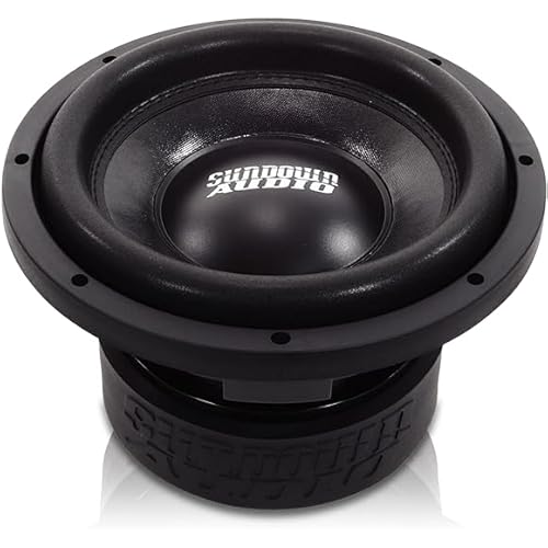 Sundown Audio SA-12 Classic Series 12" Dual 4 Ohm Subwoofer - Black Motor, 1000W RMS / 2000W Peak Power, Competition Grade, High-Temperature Voice Coil, Optimized for Deep Bass