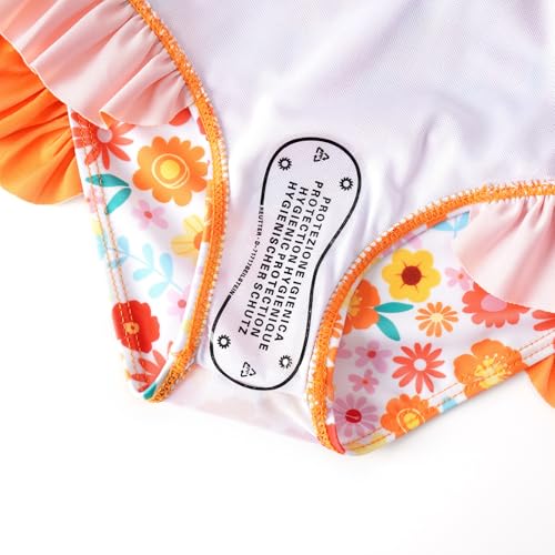 Image of Girls Swimsuit One-piece Bikini Set Two Sets Matching Bathing Suits 2-6T Adjustable Strap Summer Beach