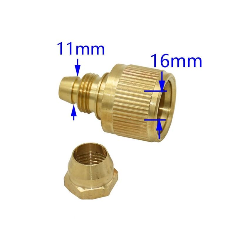 10pcs 3/8 "in ottone pistola ad acqua tubo connettore rapido raccordo giardino autolavaggio tubo giardino rubinetto raccordi