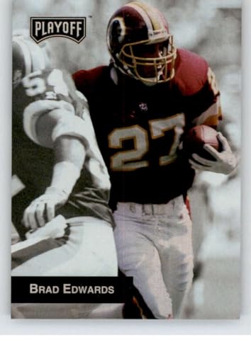 1993 Playoff #143 Brad Edwards Washington Redskins Official Football Card in Raw (NM or Better) Condition