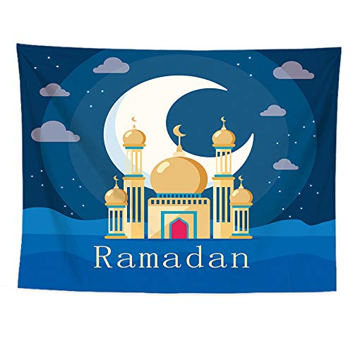 ZGQQQ Tapiz Pared Colgante Árabe Islam Hogar Decoración De La Mesa De...