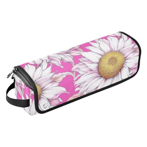 Bolsa de viaje para plancha de pelo color rosa girasol miniatura 1