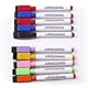 aeioubaby.com 10 Magnetische Whiteboard-Marker mit integriertem Löscher| Spezielle Trockenlöschung | Set Ideale Packung für Zuhause, Schule und Büro