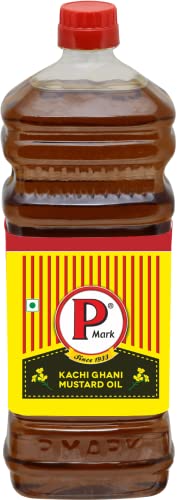 Image of P MARK SINCE 1933 P Mark Mustard Oil Kachi Ghani 1 Litre