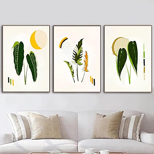 Tableau Arc-en-Ciel Soleil Lune Japonais : Créez une Ambiance Zen avec ce Triptyque 70x100cm