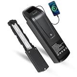 GSOIGSDKF 36V 48V Ebike Battery 4 Pin 10.4AH 15.6AH 20Ah with LED Indicator, Safety Lock, 1500+ Deep Cycles, Weatherproof Housing, for 100W-1500W Electric Bike Bicycle (48V15.6AH-4PIN)