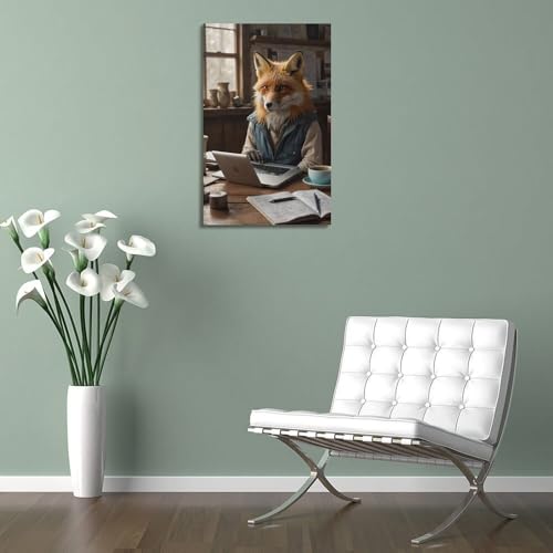 Décoration murale moderne Mr. Fox Impression Toile Premium