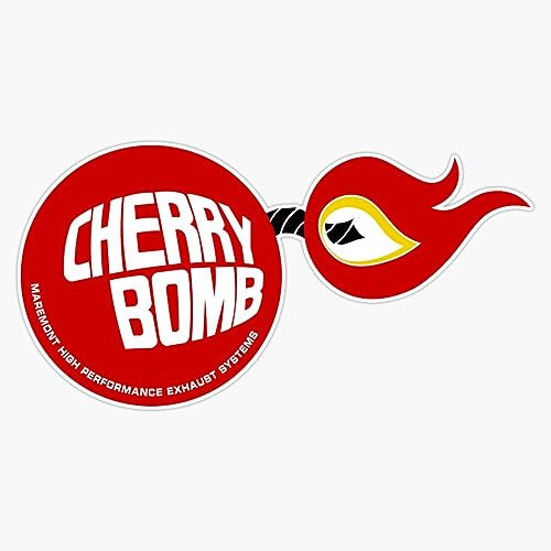 Cherry Bomb Sticker Bumper Sticker Vinyl Decal 5