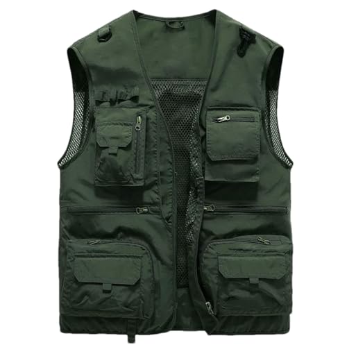 Chaleco ligero casual para hombre de verano con cremallera modelo EN8 S