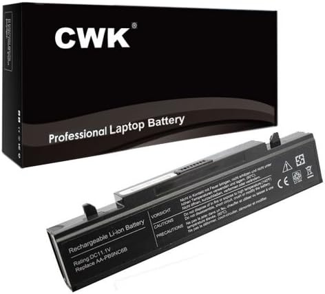 CWK 7800mAh 9 Cell Capacity Battery for Samsung NT355V4X NT355V5X 365E5C NP365E NP365E5C E3415 NT305V3A, NT305V4A, NT305V4Z, NT305V5A, NT305V5Z AA-PB9NS6B, NT300E5A, NT300E5C, NT300E5Z,