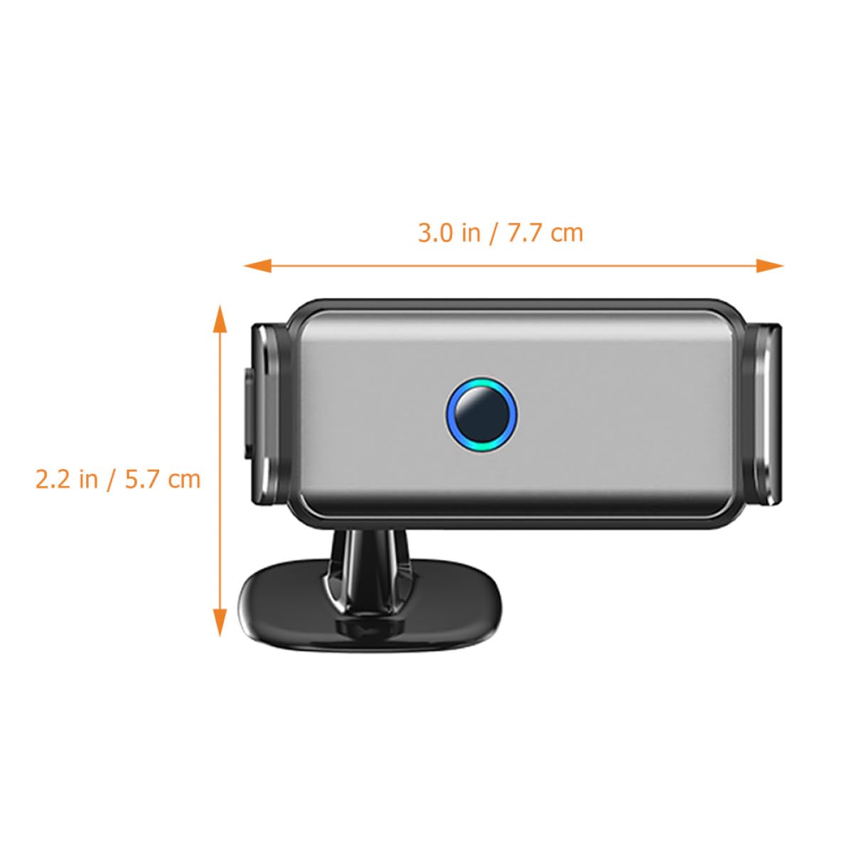 Supporto Telefono Auto Design Auto-bloccante Elettrico, Materiale Abs e Lega di Alluminio, Risparmio Spazio, per Cruscotto e Parabrezza