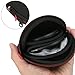 TXEsign Camera Filters Case Bags for Round Filters Up to 62mm,Water-Resistant Fabric Design Lens Filter Pouch (Small)