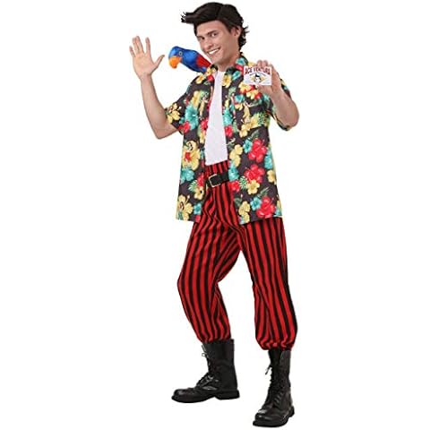 Fun Costumes Ace Ventura Costume with Wig Cover