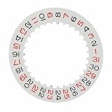 Ewatchparts Date Disc Compatible With Rolex Datejust II 116233 116234 116263 116264 Turn-O-Graph Red/Black