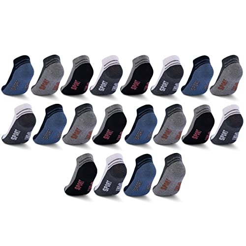 8 | 12 | 20 Paar Sneaker Socken Herren Sport Baumwolle Atmungsaktiv 16737 (47-50 20 Paar)