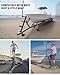 Aupar Heavy Duty Boat Trailer Steps with Safety Handle, Non-Slip Surface, Trailers Tongue Step Compatible with Most Deep V, Patent Pending, 4 Steps