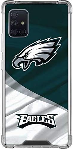 Skinit Clear Phone Case Compatible with Galaxy A51 5G - Officially Licensed NFL Philadelphia Eagles Retro Logo Design