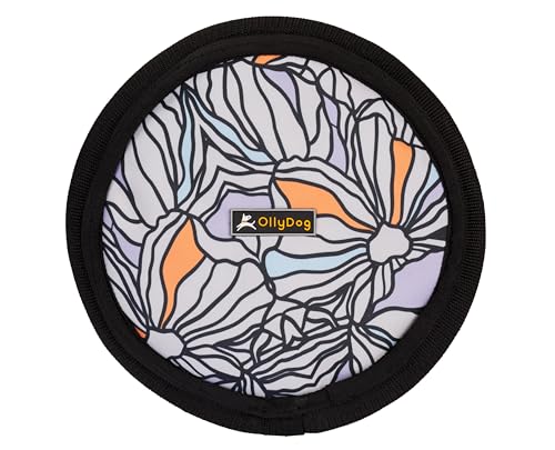 OllyDog Flyer Disc, Dog Frisbee, Lightweight and Floating, Dog Toys Interactive, Dog Stuff, Gentle on Teeth and Gums (Bloom) OllyDog Flyer Disc, Dog Frisbee, Lightweight and Floating, Dog Toys Interactive, Dog Stuff, Gentle on Teeth and Gums (Bloom)