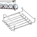 range bouteille vin metal Accès aux Boissons Simplifié : Grâce à son alignement automatique qui fait avancer les boissons à la prise d'une bouteille ou canette, ce rangement frigo simplifie l'organisation et améliore la commodité lors des matins chargés ou des rassemblements familiaux dans tout foyer.