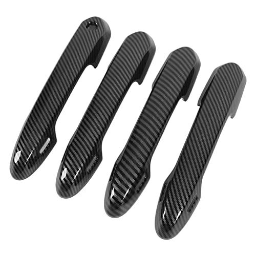 Yctze 4 PCS Cubierta de la Puerta de la Puerta de Fibra de Carbono Pegatina para Land Cruiser LC300 2023 - Sporty,