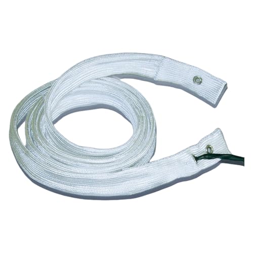 SAF Wärmetechnik KM-HT-BS30 Glasseide Isoliertes Heizband, 10,0m Länge, 2000 Watt, 230 Volt