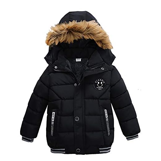 SG-TECH Manteau Garçon Hiver Camouflage Manteau Parka Blousons Avec Capuche - Taille 130 - Noir